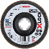 Bosch X-LOCK Fcherschleifscheibe, X571, Best for Metal, gewinkelt, 125 mm, K