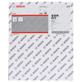 Bosch Schleifblatt J410, Standard for Metal, 230 x 280 mm, 80, ungelocht-Beschreibung lesen