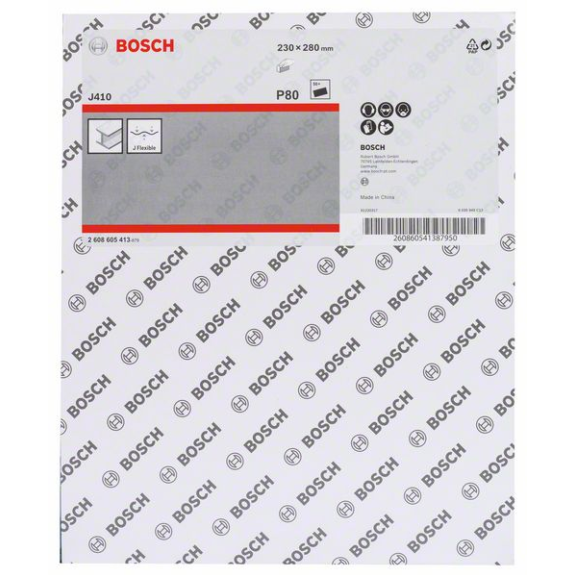 Bosch Schleifblatt J410, Standard for Metal, 230 x 280 mm, 80, ungelocht-Beschreibung lesen
