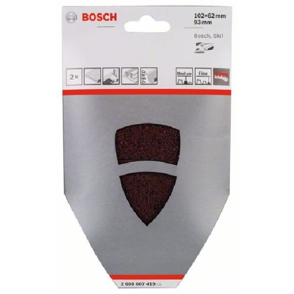 Reinigungsvlies-Set für Multischleifer, 2-teilig, Klett, 102 x 62, 93 mm-Beschreibung lesen