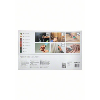 Bosch 15-teilige Projektbox, Handschleifen, 3 x K60, 3 x K120, 3 x K240-Beschreibung lesen