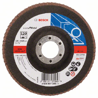 Bosch Fcherschleifscheibe X551 Expert for Metal, gerade, 125 mm, 120-Beschreibung lesen