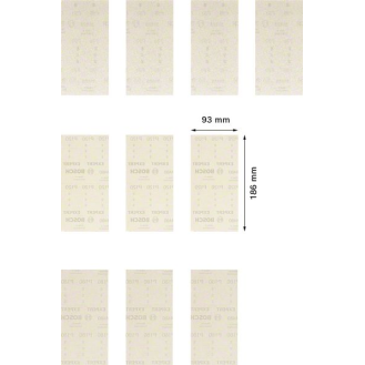 Bosch EXPERT M480 Schleifnetz-Set, 93 x 186 mm, 10 Stck. Fr Schwingschleifer-Beschreibung lesen