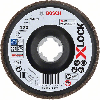 Bosch X-LOCK Fcherschleifscheibe, X571, Best for Metal, gewinkelt, 125 mm, K