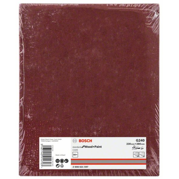Bosch Schleifblatt C420 SfWP, 230 x 280 mm, G240-Beschreibung lesen