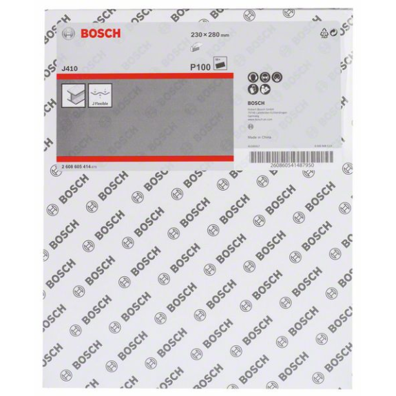 Bosch Schleifblatt J410, Standard for Metal, 230 x 280 mm, 100, ungelocht-Beschreibung lesen