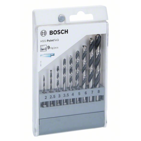 Bosch HSS PointTeQ Sechskantbohrer-Set, 9-tlg., 28 mm-Beschreibung lesen