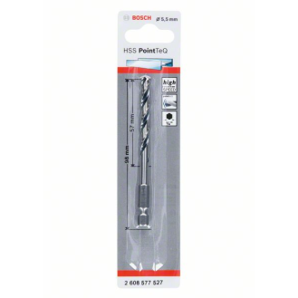 Bosch HSS PointTeQ Sechskantbohrer 5,5 mm-Beschreibung lesen