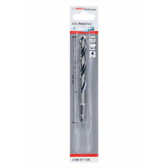 Bosch HSS PointTeQ Sechskantbohrer 9,5 mm-Beschreibung lesen