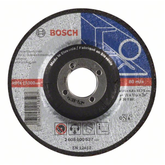 Bosch Schruppscheibe gekrpft Expert for Metal A 30 T BF, 115 mm, 22,23 mm, 4,8-Beschreibung lesen