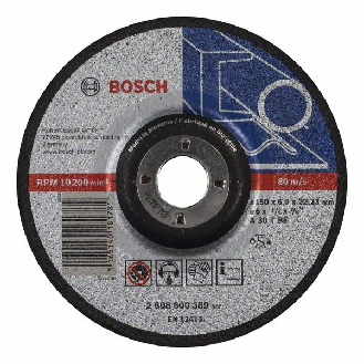 Bosch Schruppscheibe gekrpft Expert for Metal A 30 T BF, 150 mm, 22,23 mm, 6 mm-Beschreibung lesen