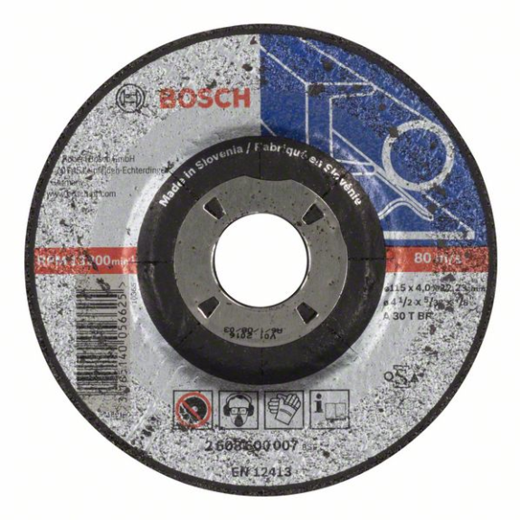 Bosch Schruppscheibe gekrpft Expert for Metal A 30 T BF, 115 mm, 22,23 mm, 4 mm-Beschreibung lesen