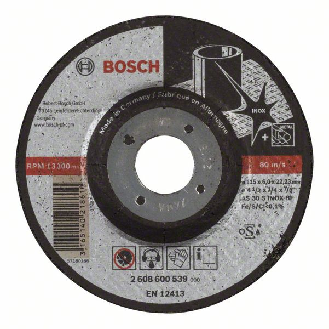 Bosch Schruppscheibe gekrpft Expert for Inox AS 30 S INOX BF, 115 mm, 22,23 mm-Beschreibung lesen