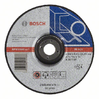 Bosch Schruppscheibe gekrpft Expert for Metal A 30 T BF, 180 mm, 22,23 mm, 8 mm-Beschreibung lesen