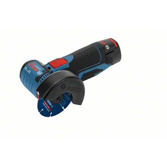 Bosch Akku-Winkelschleifer GWS 12V-76, mit 2 x 2.0 Ah Li-Ion Akku-Beschreibung lesen