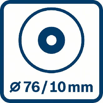 Bosch Akku-Winkelschleifer GWS 12V-76, mit 2 x 2.0 Ah Li-Ion Akku-Beschreibung lesen