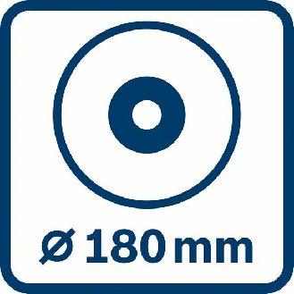 Akku-Winkelschleifer 180 mm ohne Akku-Beschreibung lesen