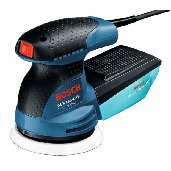 Bosch Exzenterschleifer GEX 125-1 AE, mit 3 x Schleifblatt C470, in Handwerkerkoffer-Beschreibung lesen