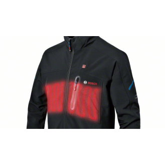 Bosch Beheizbare Jacke GHJ 12+18V XA S, 1 x Akku GBA 12V 2.0Ah, Ladegert-Beschreibung lesen