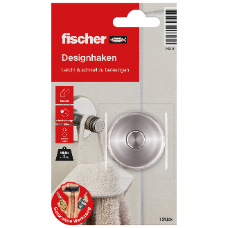 FISCHER GOW Designhaken max. 3kg-Beschreibung lesen