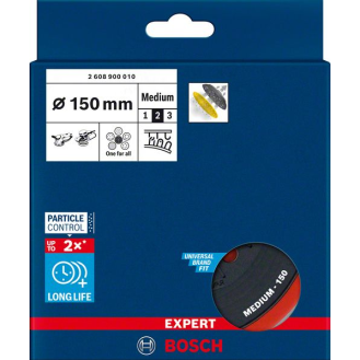 Bosch EXPERT Multihole Sttzteller fr , 150 mm, medium. Fr Exzenterschleifer-Beschreibung lesen