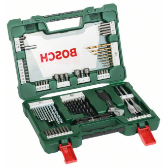 V-Line Box, Bohrer- und Bit-Set, 83-teilig, LED-Taschenlampe-Beschreibung lesen