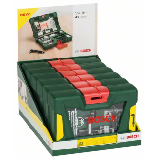 Bosch V-Line Box, Bohrer- und Bit-Set, 41-teilig, Winkelschrauber-Beschreibung lesen