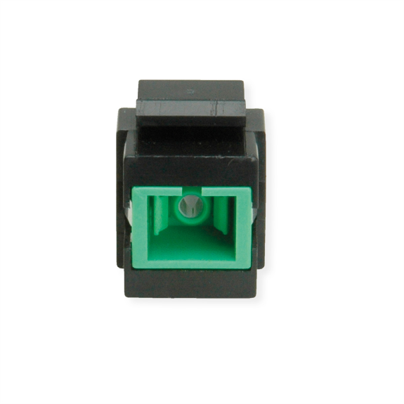 ROLINE Raccord optique SC/SC simplex monomode, Keystone, OS2, APC-Lire la description