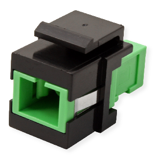 ROLINE Raccord optique SC/SC simplex monomode, Keystone, OS2, APC-Lire la description