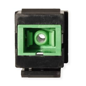 ROLINE Raccord optique SC/SC simplex monomode, Keystone, OS2, APC-Lire la description