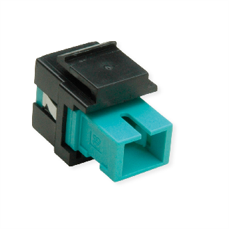 ROLINE Raccord optique SC/SC simplex mutlimode, Keystone, OM3-Lire la description