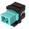 ROLINE Keystone LWL-Adapter SC/SC Simplex, Multimode, OM3