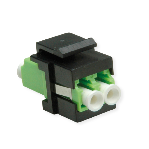 ROLINE Raccord optique LC/LC duplex multimode, Keystone, OM5-Lire la description