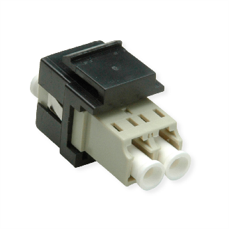 ROLINE Raccord optique LC/LC duplex multimode, Keystone, OM2-Lire la description