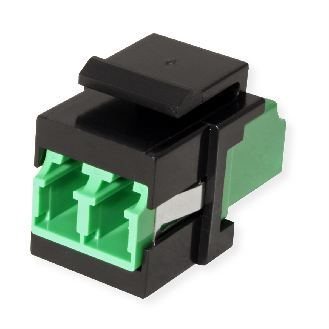 ROLINE Raccord optique LC/LC duplex monomode, Keystone, OS2, APC-Lire la description
