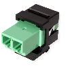 ROLINE Raccord optique LC/LC duplex monomode, Keystone, OS2, APC