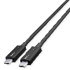 ROLINE Thunderbolt 5 Kabel, C-C, ST/ST, 80Gbit/s, 240W, passiv, schwarz, 1 m