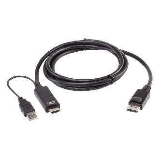 ATEN 2L-7D02HDP True 4K HDMI zu DP Kabel 1,8m, True 4K-Beschreibung lesen