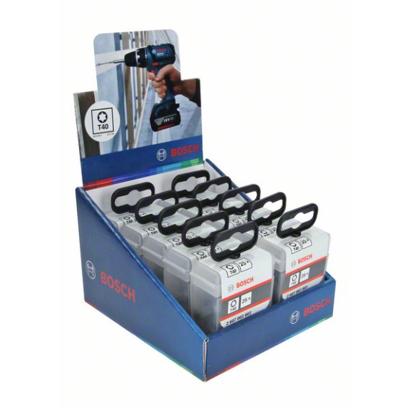 Bosch Schrauberbit-Set, Extra Hard T40, 25 Stk., 25 mm-Beschreibung lesen