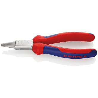 Rundzange verchromt mit Griffen mit PVC-Überzug 160mm KNIPEX-Beschreibung lesen