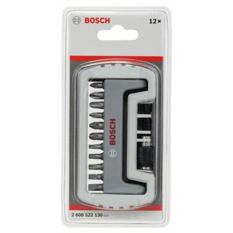 Bosch 11-tlg. Schrauberbit-Set inklusive Bithalter, PH, PZ, T, S, 25 mm-Beschreibung lesen