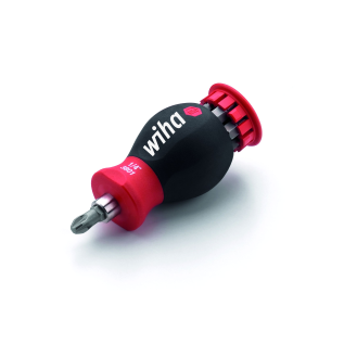 Wiha Schraubendreher mit Bit Magazin magnetisch Phillips, Schlitz mit 6 Bits-Beschreibung lesen