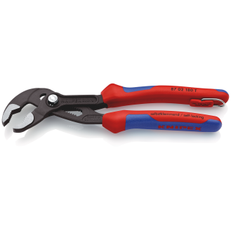 WP-Zange Cobra m.Si.Öse 180mm pol. 2K Knipex-Beschreibung lesen