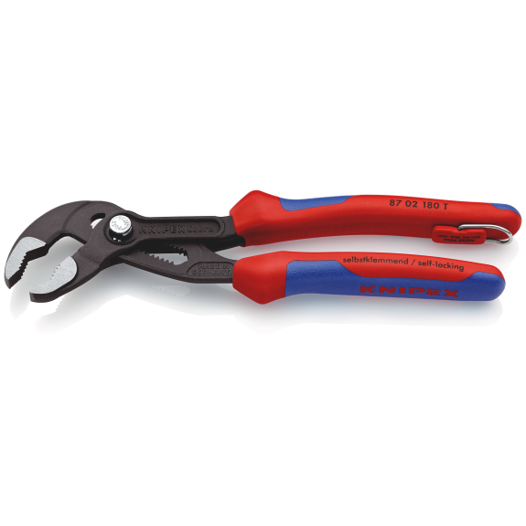 WP-Zange Cobra m.Si.Öse 180mm pol. 2K Knipex-Beschreibung lesen