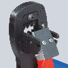 KNIPEX 97 54 24 Crimpzange für Miniaturstecker Parallelcrimp mit Mehrkomponenten-Hüllen brüniert 190 mm