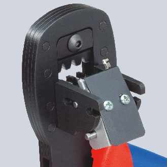 KNIPEX 97 54 24 Crimpzange für Miniaturstecker Parallelcrimp mit Mehrkomponenten-Hüllen brüniert 190 mm-Beschreibung lesen