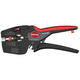 KNIPEX 12 72 190 SB NexStrip Elektriker-Multiwerkzeug mit rutschhemmenden Kunststoff-Hüllen 190 mm-Beschreibung lesen