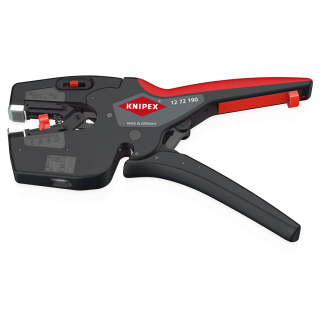 KNIPEX 12 72 190 SB NexStrip Elektriker-Multiwerkzeug mit rutschhemmenden Kunststoff-Hüllen 190 mm-Beschreibung lesen