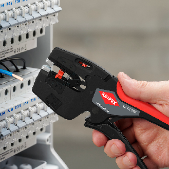 KNIPEX 12 72 190 SB NexStrip Elektriker-Multiwerkzeug mit rutschhemmenden Kunststoff-Hüllen 190 mm-Beschreibung lesen