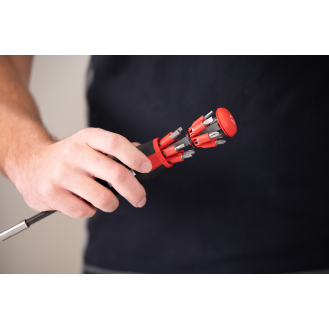 Wiha Schraubendreher mit Bit Magazin LiftUp 25 magnetisch gemischt mit 12 Bits-Beschreibung lesen